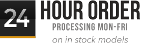 24 Hour Order Processing We process orders 24 hours a day Monday to Friday. Includes in-stock product only.